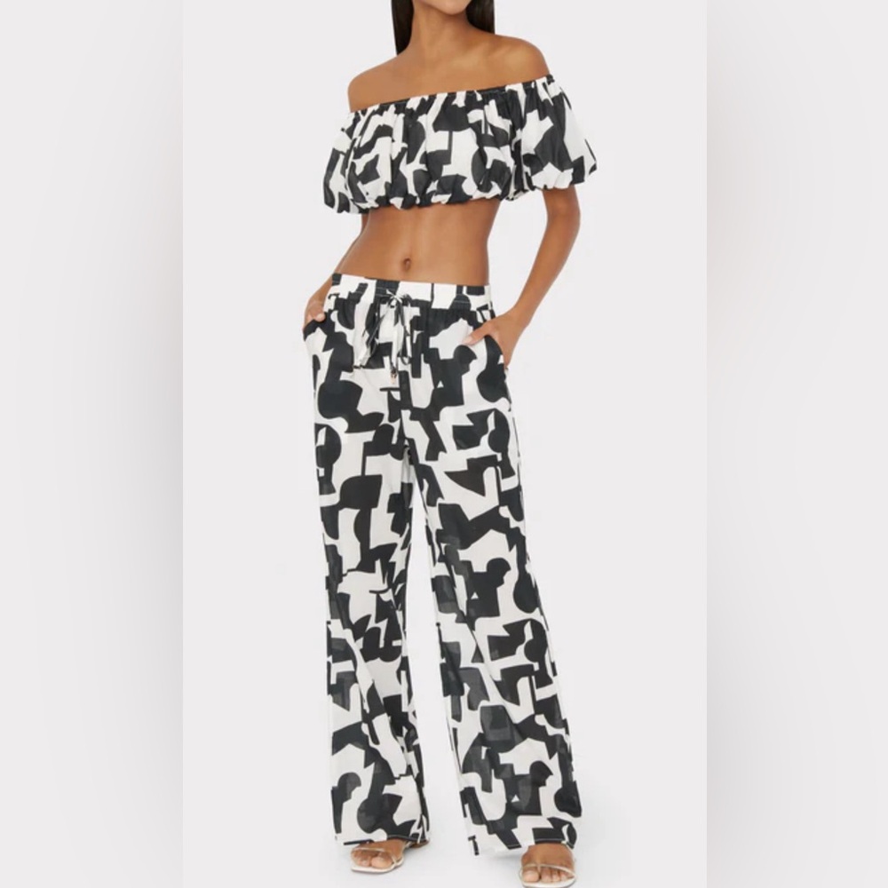 MILLY CABANA SET - worn once
BLACK AND WHITE